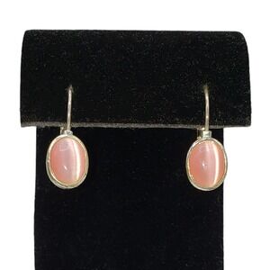 5/15 NWT Pink Dale Stone Silver tone earrings